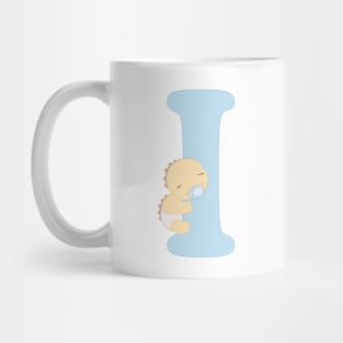 I - blue - iguana Mug